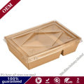 Biodegradable Kraft Food Paper Packaging Lunch Box